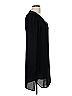 Aqua 100% Polyester Solid Black Casual Dress Size M - photo 4