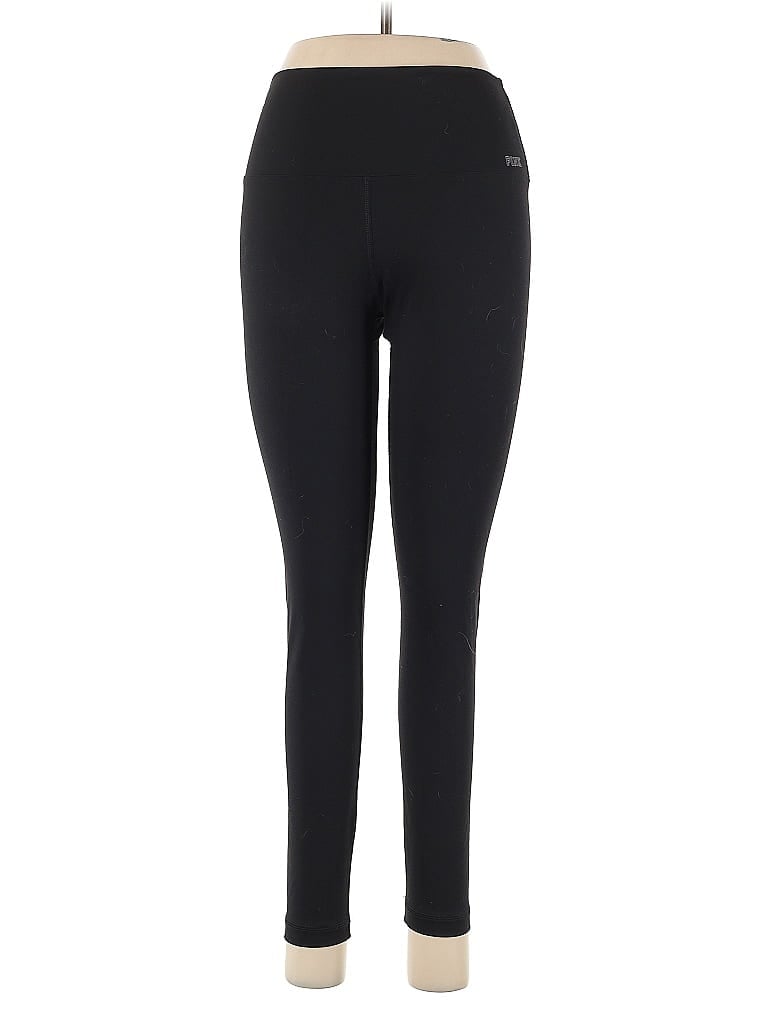 Pre-owned Victoria's Secret Pink Active Pants In Black