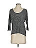 ALTERNATIVE Gray 3/4 Sleeve T-Shirt Size S - photo 1