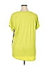 Chaus 100% Polyester Stripes Green Short Sleeve Top Size XL - photo 2