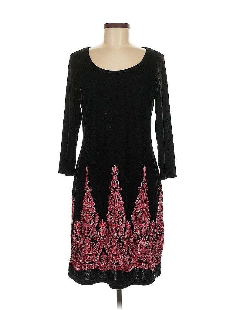 Pre-owned Ronni Nicole Casual Dress In Black