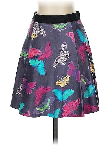Alice + Olivia Leather Skirt (view 1)