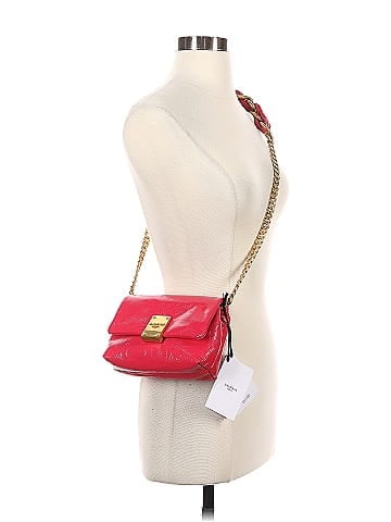 Balmain 1945 Soft Mini Patent Leather Crossbody Bag (view 2)