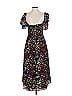 Tanya Taylor 100% Silk Floral Black Cocktail Dress Size S - photo 2