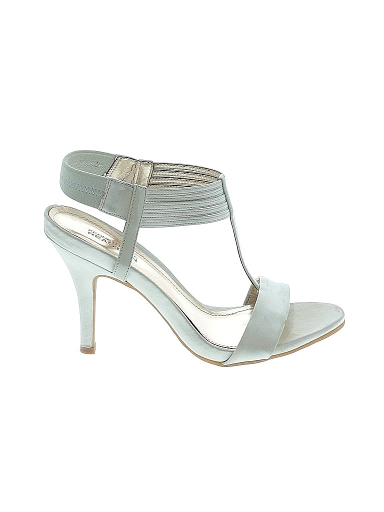 Kenneth Cole REACTION Ivory Green Heels Size 7 - photo 1