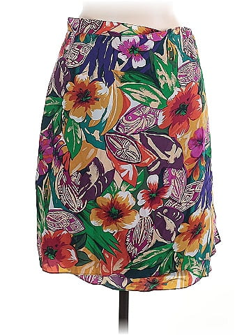 Georgiou Studio Silk Skirt (view 2)