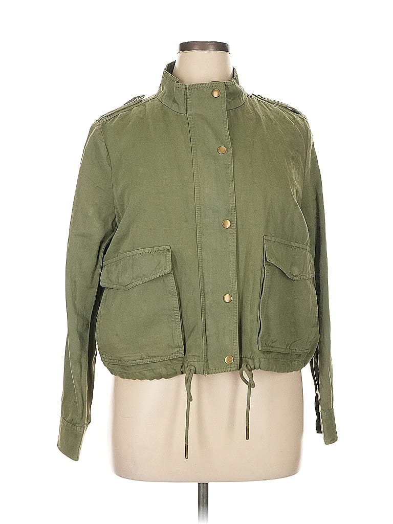 Ann Taylor LOFT Green Jacket Size XL - photo 1