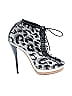 3.1 Phillip Lim Animal Print Silver Gray Ankle Boots Size EU 38 1/2 - photo 1