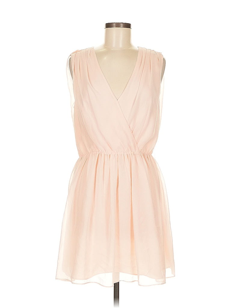 Armani Exchange 100% Polyester Solid Pink Cocktail Dress Size 6 - photo 1