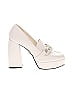 Open Edit Ivory White Heels Size 9 - photo 1