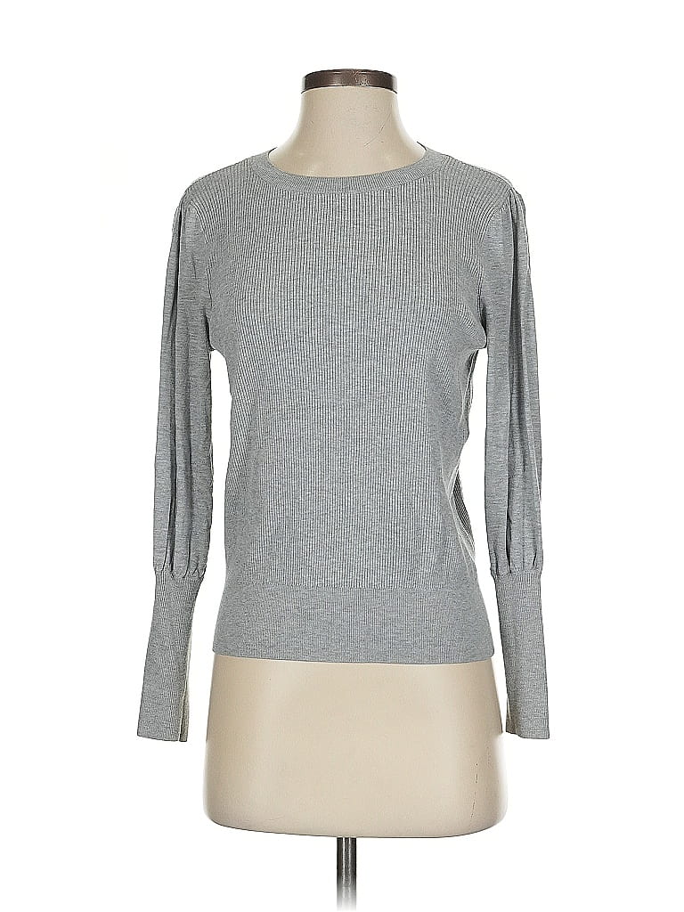 Pre-owned Halogen Pullover Sweater In Gray