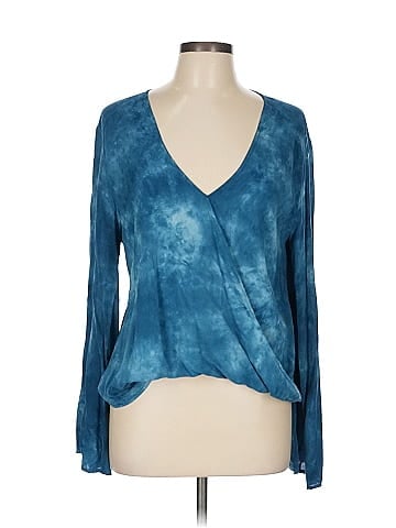 Blue Life Long Sleeve Blouse (view 1)