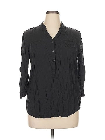 Intro 3/4 Sleeve Button-Down Shirt (view 1)
