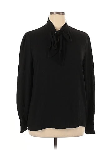 Kate Kasin Long Sleeve Blouse (view 1)