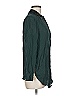 Haute Hippie 100% Silk Green Long Sleeve Silk Top Size M - photo 4