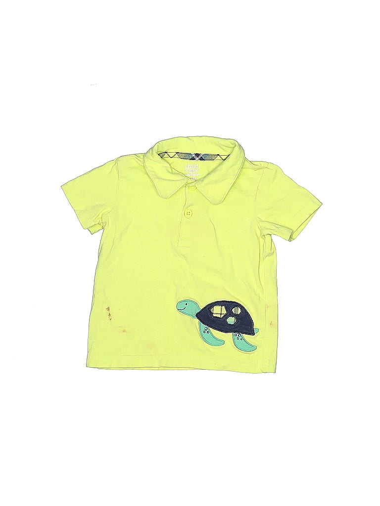 Child of Mine by Carter's 100% Cotton Green Short Sleeve Polo 12-18 MO / 18 MO - photo 1