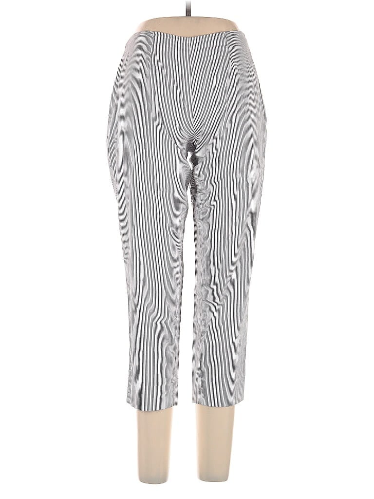 Piazza Sempione Chevron-herringbone Gray Casual Pants Size EU (IT) 42 / US 6 - photo 1
