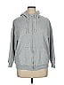 Ellos Gray Zip Up Hoodie Size 14 - photo 1