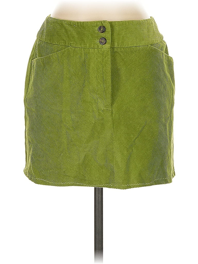 Talbots Solid Green Casual Skirt Size 4 - photo 1