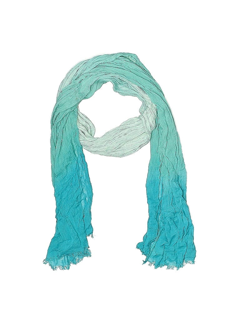 Pre-owned Banana Republic Factory Store Scarf In Blue