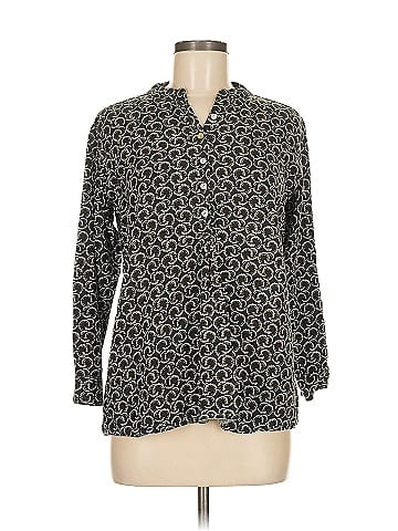 Rock Flower Paper 3/4 Sleeve Button-Down Shirt (view 1)