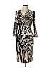 Roberto Cavalli Animal Print Gray Brown Cocktail Dress Size EU (IT) 42 / US 6 - photo 1