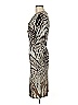 Roberto Cavalli Animal Print Gray Brown Cocktail Dress Size EU (IT) 42 / US 6 - photo 5