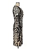 Roberto Cavalli Animal Print Gray Brown Cocktail Dress Size EU (IT) 42 / US 6 - photo 4