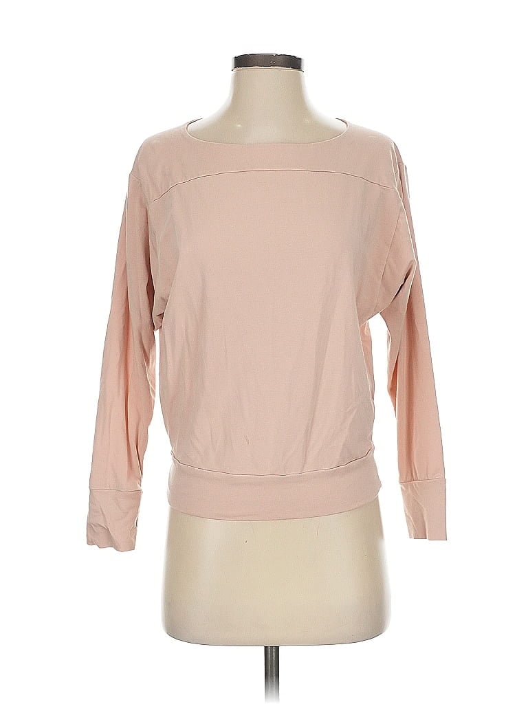 Pre-owned Banana Republic Factory Store 3/4 Sleeve T-shirt In Pink