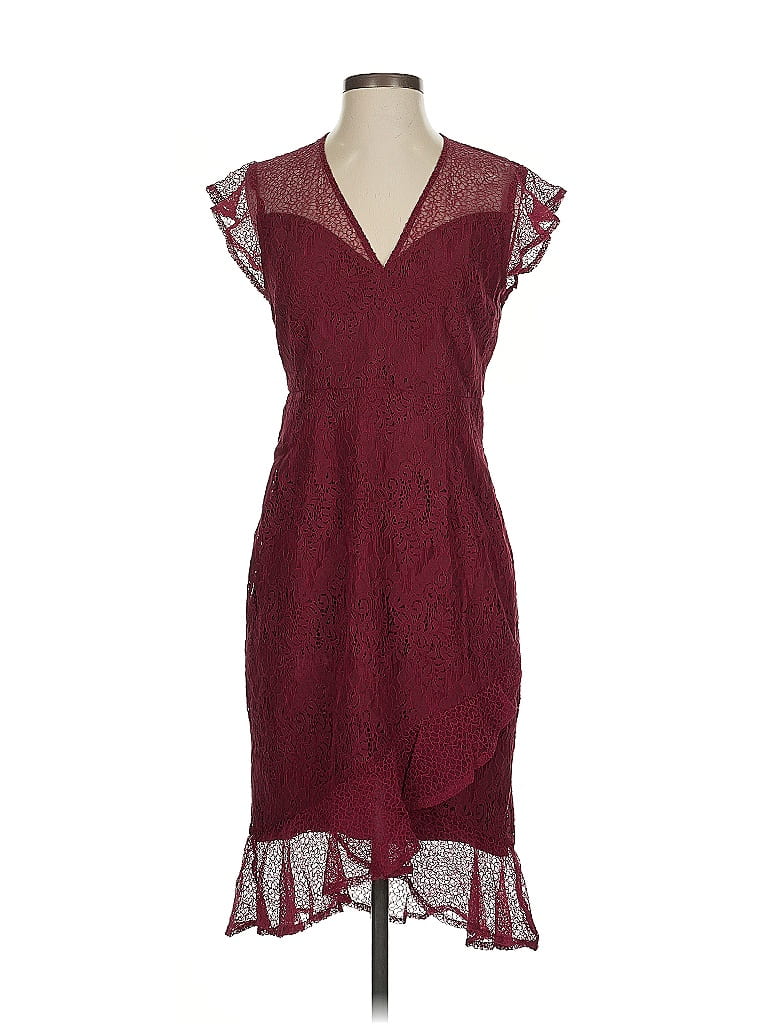 Chelsea28 Burgundy Cocktail Dress Size S - photo 1