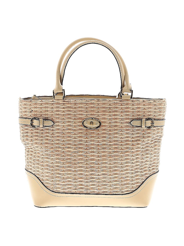 Etienne Aigner Tweed Tan Satchel One size - photo 1