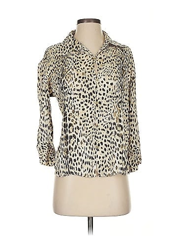 Roberto Cavalli 3/4 Sleeve Silk Top (view 1)