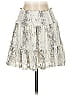 Peach Love Cream California Print Ivory Casual Skirt Size S - photo 1