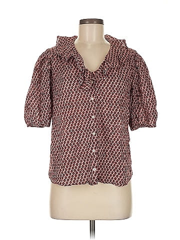 Birds of Paradis by Trovata Short Sleeve Blouse (view 1)