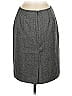 Albert Nipon 100% Wool Chevron-herringbone Gray Wool Skirt Size 8 - photo 2