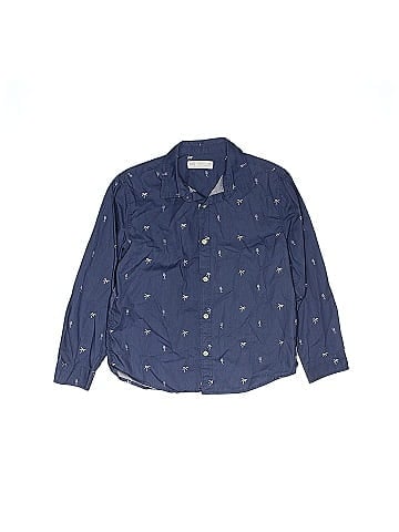 Zara Kids Long Sleeve Button-Down Shirt (view 1)