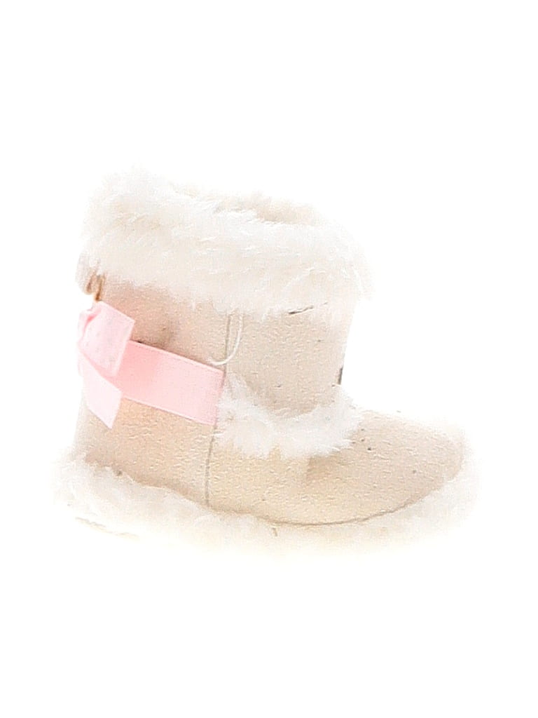 Just One You Made by Carter's Ivory Booties Size 0-3 mo - photo 1