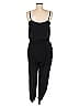 Eight Sixty 100% Polyester Solid Black Jumpsuit Size S - photo 2