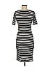 BCBGMAXAZRIA Stripes Black Casual Dress Size M - photo 2