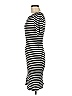 BCBGMAXAZRIA Stripes Black Casual Dress Size M - photo 5
