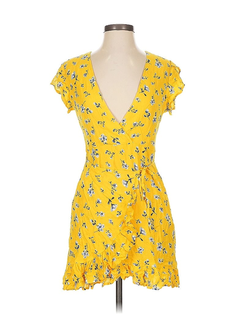 Zaful Yellow Casual Dress Size 4 - photo 1