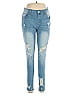 Unbranded Hearts Blue Jeans Size L - photo 1