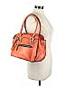 London Fog Solid Orange Leather Shoulder Bag One size - photo 2