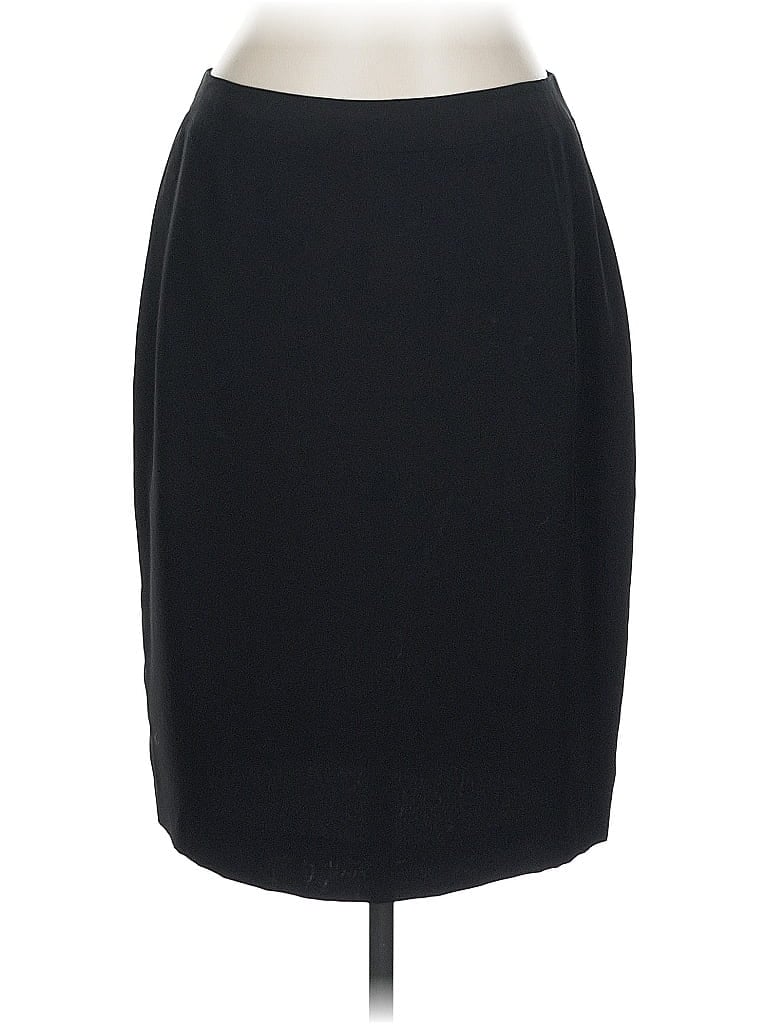 Judy's Group Inc 100% Polyester Solid Black Formal Skirt Size 10 - photo 1