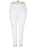 Roaman's White Active Pants Size 22 - photo 1
