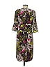 ETRO 100% Silk Print Purple Gray Casual Dress Size EU (IT) 46 / US 10 - photo 2