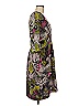 ETRO 100% Silk Print Purple Gray Casual Dress Size EU (IT) 46 / US 10 - photo 3