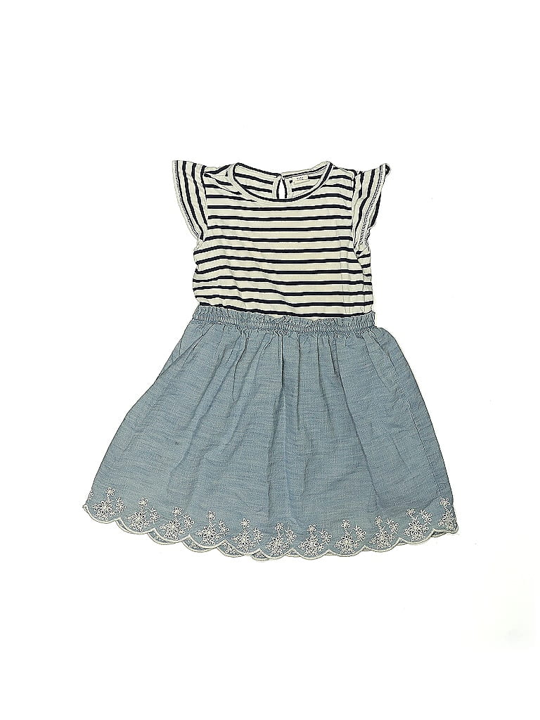 Baby Gap 100% Cotton Stripes Blue Dress Size 4T - photo 1