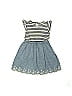 Baby Gap 100% Cotton Stripes Blue Dress Size 4T - photo 2