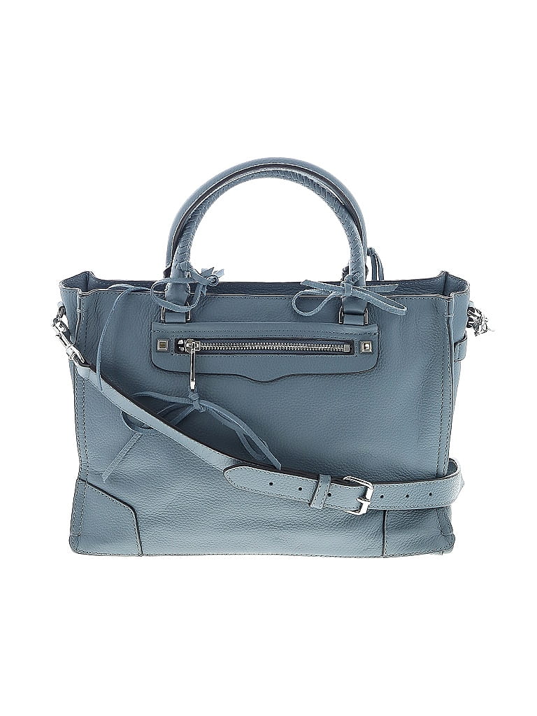 Rebecca Minkoff 100% Leather Blue Leather Satchel One size - photo 1